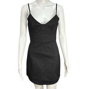 Princess Polly Elegant Black Mini Dress